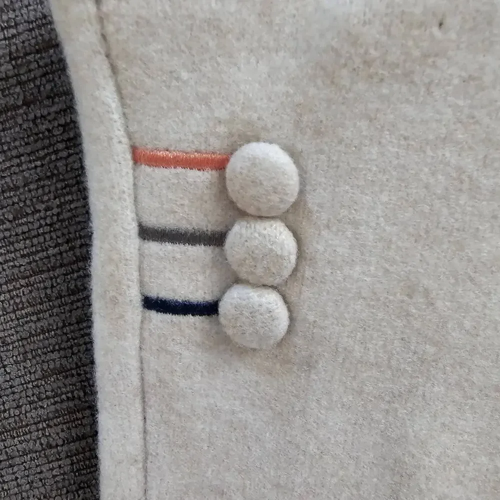 Zizu DG29 Women's White 3-button Gloves